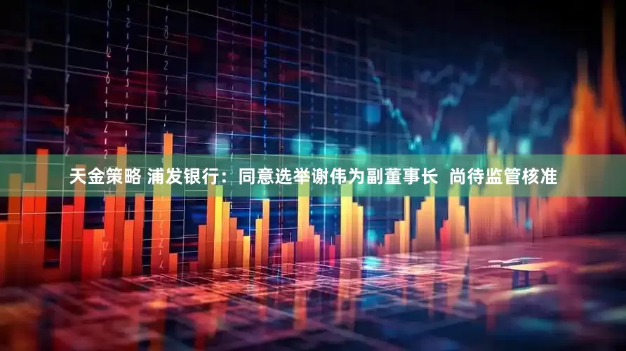 天金策略 浦发银行：同意选举谢伟为副董事长  尚待监管核准