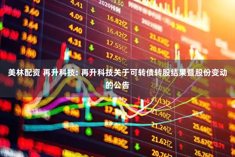 美林配资 再升科技: 再升科技关于可转债转股结果暨股份变动的公告