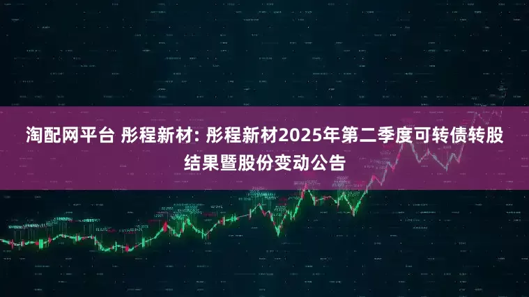 淘配网平台 彤程新材: 彤程新材2025年第二季度可转债转股结果暨股份变动公告