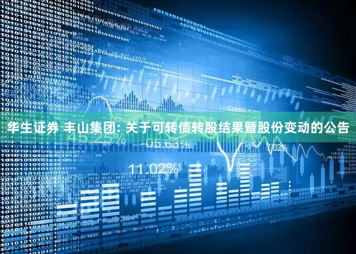 华生证券 丰山集团: 关于可转债转股结果暨股份变动的公告