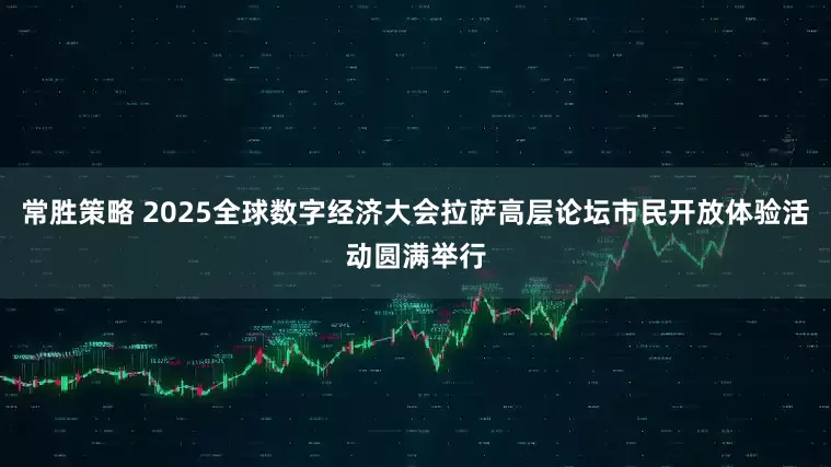 常胜策略 2025全球数字经济大会拉萨高层论坛市民开放体验活动圆满举行